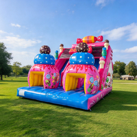 Toboggan gonflable coloré, château gonflable, jeu gonflable commercial pour enfants, idéal pour la location, les fêtes, les festivals et les célébrations
