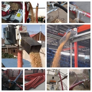 Máquina de succión de grano portátil para pequeñas explotaciones agrícolas, con alimentador de grano de tornillo sin fin y taladro manual - Product Image 5