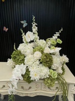 Nouvelle Boule de Fleurs Artificielles de 70 cm pour Centre de Table, Fleurs de Mariage Personnalisées, Fleurs Artificielles pour Allée de 100 cm pour la Décoration