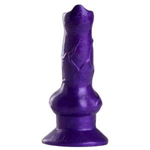 Sex Riesen-Hundedildo Bunter Dinosaurierschuppen-Penis mit Saugnapf Sexspielzeug für Frauen Silikon Großer Penis Tierischer Riesendildo - Product Image 5
