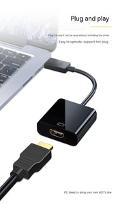 Adattatore HD 1080P da HDTV a VGA, Cavo <span class=keywords><strong>DVI</strong></span> Maschio-Femmina, <span class=keywords><strong>Convertitore</strong></span> Audio Video da DP a <span class=keywords><strong>HDMI</strong></span> per PC, Laptop, PS4, TV Box - Product Image 5