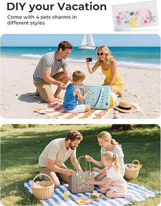 กระเป๋าชายหาดแบบสั่งทำสำหรับผู้หญิง กันน้ำ ทำจากยาง EVA พร้อมโลโก้ ผู้ผลิตขายส่ง - Product Image 3