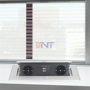 2 EU điện 2 USB sạc <span class=keywords><strong>pop</strong></span>-up ổ cắm Hidden bàn Grommet với 10A đánh giá RJ45 Mạng IP44 cấp cho máy tính để bàn hội nghị bảng - Product Image 5