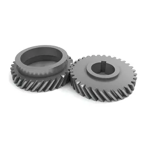 Oem High Precision Steel Module Custom Hobbing Transmission Metal Pinion Carbon Steel Helical Gears