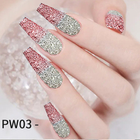 Nail Glitter Réfléchissant Thermique Nail Powder Poussière Glitter Décorations Magic Liquid Nails Glitter Acrylic Powder