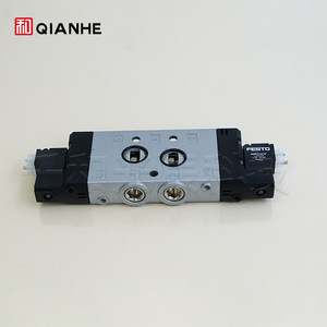 Vanne solénoïde Qianhe 1/4 po pour cylindre pneumatique de presse d'impression, vanne de commande électronique - Product Image 1