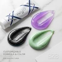 Dentifrice Herbal Blanchissant Personnalisé en Usine, Anti-Caries, Sans Fluorure, à la Niacinamide, à l'Essence Violette, à l'Hydroxyapatite et au Charbon de Bambou