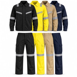 Tuta da Lavoro Riflettente Arancione OEM con Tasche Multiple, Uniforme di Sicurezza per Operai Edili, Minerari e di Manutenzione Stradale - Product Image 6