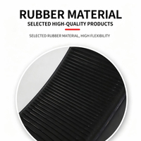 Cales de roue en caoutchouc moulé portables pour avions, légères, pour usage d'urgence et sur site, noires, 6 kg, 315x158x158 mm