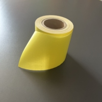 Autocollant jaune en forme de coquille d'œuf, papier de sécurité destructible, autocollant de garantie, impression d'autocollants personnalisés, matériau pour graffitis