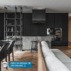 George nhóm tùy chỉnh tủ bếp với ngăn kéo thiết kế đồ nội thất đặt Trung Quốc nhà sản xuất tùy chỉnh hiện đại MDF tủ bếp - Product Image 5