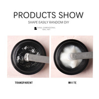 HS Private Label Bio 3D Sculpture Carving Uv Nail Modeling Gel Builder Nail Gel Polish Jelly Color Set.