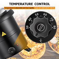 Chauffe-soupe électrique à chaleur sèche 10L, contrôle numérique intelligent, mode éco, acier inoxydable 201, pour buffet traiteur