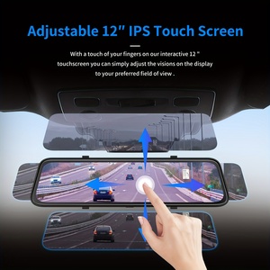 Cámara de Retrovisor con Espejo de 12 Pulgadas, 4K, GPS, 2160P, Full HD, Impermeable, WDR, para Autos y Camiones, Asistencia de Estacionamiento, 1 Año de Garantía - Product Image 6