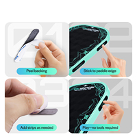 Bandes adhésives de protection des bords, bandes de poids en plomb pour raquettes de pickleball pour une puissance et un contrôle améliorés