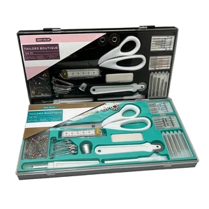 134Pcs DIY May <span class=keywords><strong>Kit</strong></span> Công Cụ Thiết Lập Mini Kéo Organizer May Tay Kéo Đan Dệt Du Lịch Vải Cotton Trường Hợp - Product Image 4