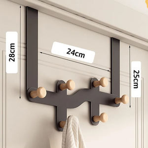 Logam kokoh di atas pintu kait gantungan pintu rak mantel pintu baja tahan karat dengan mantel menggantung kait dekorasi - Product Image 3