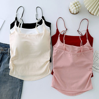 Meilleure vente : Camisole courte plissée à nœud, douce et épicée, pour femme, avec rembourrage intégré, élégante, flatteuse pour la silhouette, polyvalente pour superposition