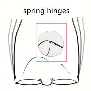 Gafas Redondas con Logotipo Personalizado 2025, Monturas de Aleación con Bisagras de Resorte, Anti Luz Azul, Fotocromáticas, para Hombre y Mujer - Product Image 5