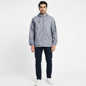 Best Quality <b>Lightweight</b> <b>Men's</b> Winter <b>Rain</b> <b>Jacket</b> Water Windbreaker with and Hood Slim Fit Windbreaker <b>Jacket</b> For <b>Men</b> - Product Image 1