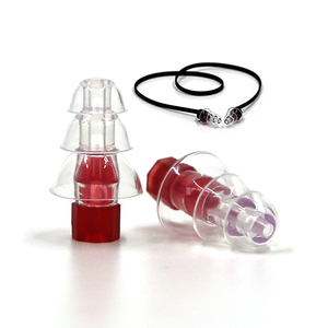 Bouchons d'oreilles en silicone premium certifiés CE 30 dB avec cordon et étui, boîte couleur personnalisée, <span class=keywords><strong>protection</strong></span> <span class=keywords><strong>auditive</strong></span> pour concerts, festivals de musique, DJ - Product Image 2