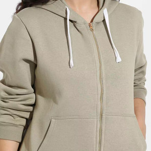 Sudaderas con Capucha Transpirables para Mujer, con Cierre y Logotipo Frontal, de Secado Rápido, Diseños Personalizados, Precios Competitivos, Hechas con el Mejor Material - Product Image 4