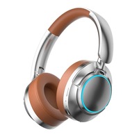 Casque sans fil Bluetooth de haute qualité, supra-auriculaire, avec réduction de bruit active (ANC), écouteurs de jeu, casques avec son stéréo haute fidélité, OEM ODM acceptable
