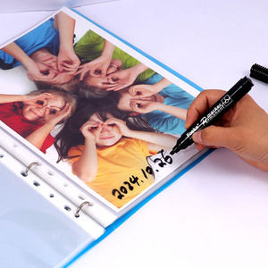 Foska trong suốt A4 FC thư Kích thước hợp pháp kích thước chống bụi tài liệu và hình ảnh 11 lỗ trang bảo vệ cho bất kỳ chất kết dính - Product Image 5