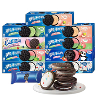 Collations exotiques en gros 97g, biscuits chinois aux saveurs variées, biscuits sandwich Oreo, Oreo