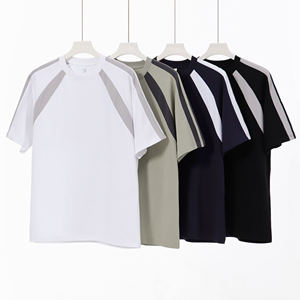 Venta al por mayor de alta calidad de algodón pesado 250gsm camiseta Unisex de gran tamaño en blanco liso Camiseta de cuello redondo de impresión camiseta para hombres - Product Image 2