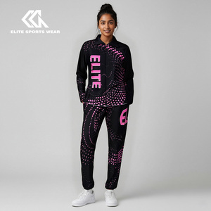 Veste Femme Active Wear Logo de l'équipe Dance Club Sports Tracksuit Cheerleading Warm up Jackets - Product Image 1