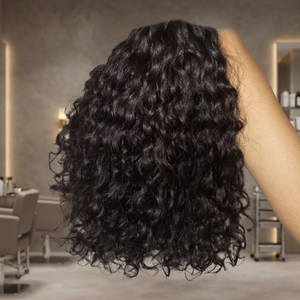 Lots de Cheveux Humains Vierges 1B, 100% Vierges, Double Trame Faite à la Machine, Vente en Gros, Cheveux Bouclés Profonds - Product Image 1