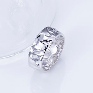 แหวนทองคำขาว MSR-1210 PT950 ผลิตในห้องปฏิบัติการ ออกแบบตามสั่ง - Product Image 2