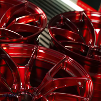 Jantes de voiture concaves rouges forgées sur mesure 17-22 pouces 5x114.3 5x112 Design pour JDM Infiniti Z GTR GT-R Supra RX-7 AE86