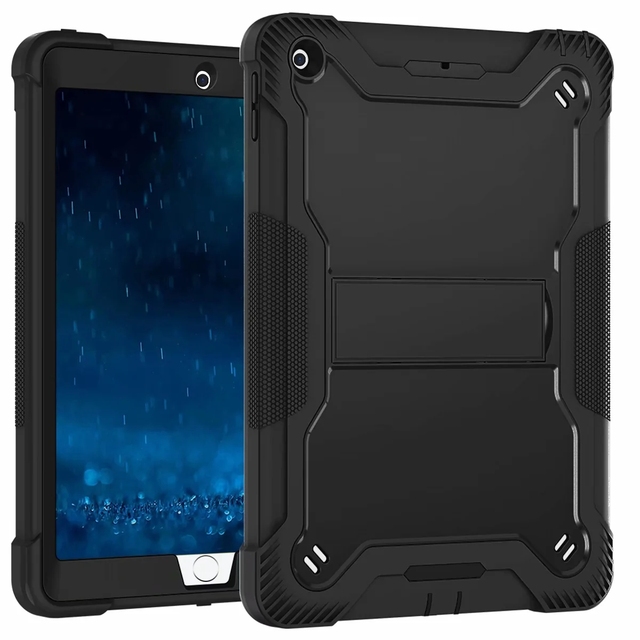 Defender Case for iPad 9.7 Inch 6th Gen / 9.7 2017 5th Gen  with Kickstand Heavy Duty Shockproof Stand Tablet Cover