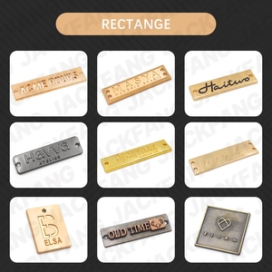 Maßgefertigtes Kleidungs-Etikett Metall-Plakette Hijab Markenlogo Name Metall-Kleidungsetikett Dekoratives Niqabs-Etikett - Product Image 4
