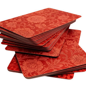 Juego de Cartas de Póker de Plástico Rojo y Blanco, Regalo de San Valentín, Cartas de Mahjong para Trucos de Magia y Casino - Product Image 6