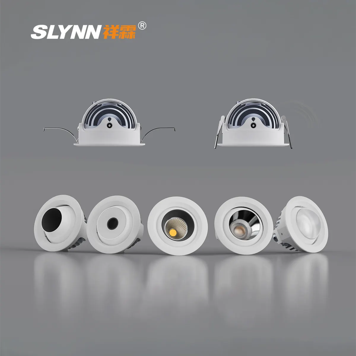 Slynn Comercial Home Modern Smart Anti Glare Trimless Randloze Dali Dimbare Verzonken Cob Plafond Led Spotlight Downlight