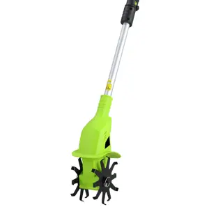 Motoculteur <span class=keywords><strong>électrique</strong></span> 20V sans fil avec <span class=keywords><strong>batterie</strong></span> et chargeur, mini cultivateur de jardin réglable - Product Image 3