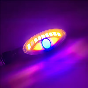Lampe universelle de clignotant de moto de RVB LED avec les voyants de clignotant coulants séquentiels de conception de <span class=keywords><strong>grand</strong></span> oeil - Product Image 6