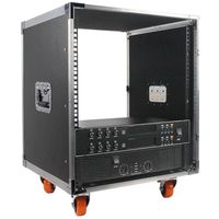 Flight Case en aluminium 4U 6U 8U 10U 12U 14U 16U 20U Portable pour amplificateur audiovisuel Flight Shipping Case