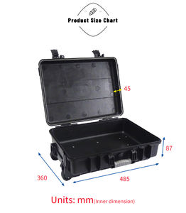 Fabrika doğrudan fiyat Everest EPC017-1B sert taşıma makinesi ekipmanları köpük ile plastik kasa - Product Image 5