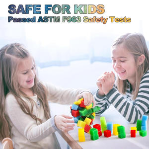 Mini cubes empilables qui collent à n'importe quoi, blocs collants non toxiques et sans danger pour les enfants, blocs en gelée non toxiques pour la maternelle, pour la construction - Product Image 5