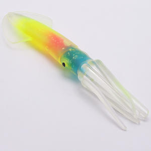 เหยื่อปลอมยางนิ่มรูป<span class=keywords><strong>ปลา</strong></span>หมึกสำหรับตก<span class=keywords><strong>ปลา</strong></span>ทะเลน้ำเค็ม <span class=keywords><strong>ปลา</strong></span>ทูน่า ใช้สำหรับตกปลาบนเรือ ขนาด 9 นิ้ว - Product Image 2