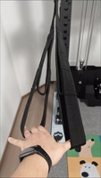 Corde de Résistance N°107 Antidérapante pour Entraînement à Domicile, Corde Triceps avec Poignée et Poulie, Accessoire d'Équipement pour Dorsal et Biceps