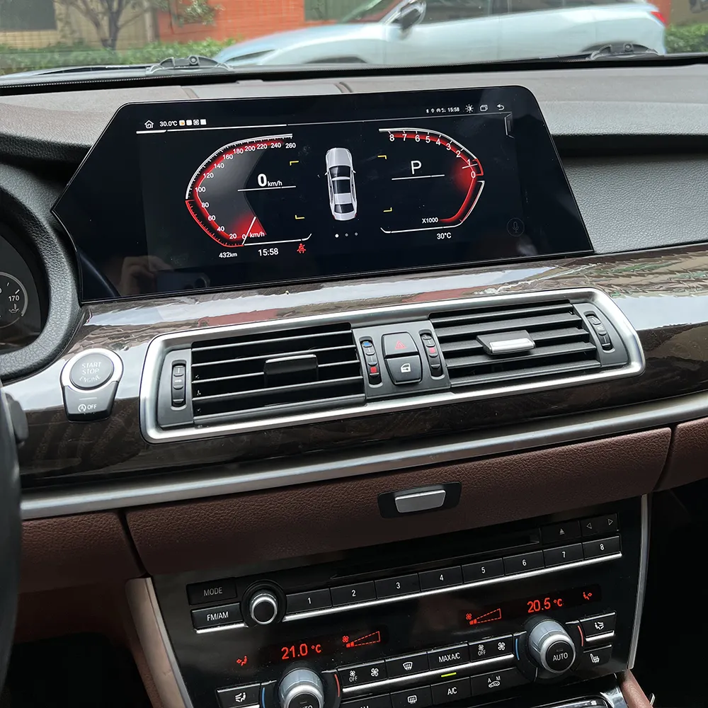 מגע להב מסך לרכב וידאו רדיו מערכות סטריאו DVD נגן מולטימדיה מערכת אנדרואיד GPS Navi Carplay עבור BMW X5 X6 F15 2014-2017