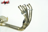Pot d'échappement de moto en alliage de titane modifié avec soupape électronique pour ZONTES 703RR