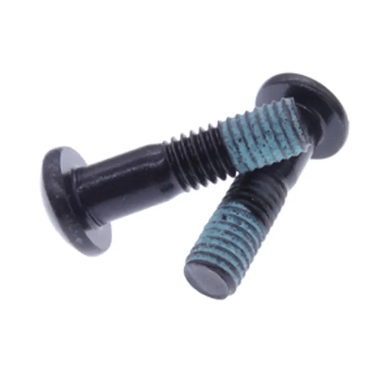 Factory non-standard customised screws M6 M8 M10 M12 round head half screw dot glue bicycle bolt screws