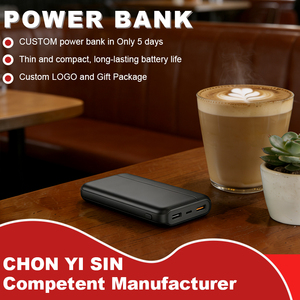 La plateforme grand public la plus populaire actuellement, prix d'usine bas, logo personnalisé, batterie externe 10000mAh 20000mAh, sortie double USB 22.5W - Product Image 1