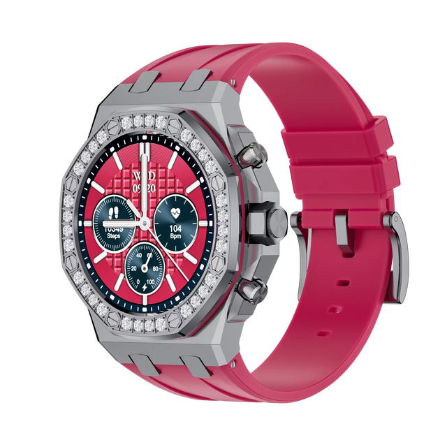 Ruidun Android Wear Smart Watch OLED Display 44-49mm Touch Screen IP68 Waterproof Steel Dial Call Sedentary Reminder Sport